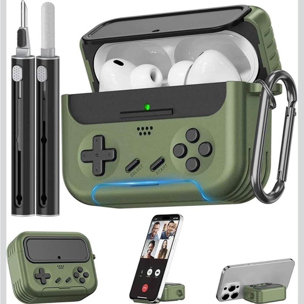 AirPods Pro 3 case in olive green